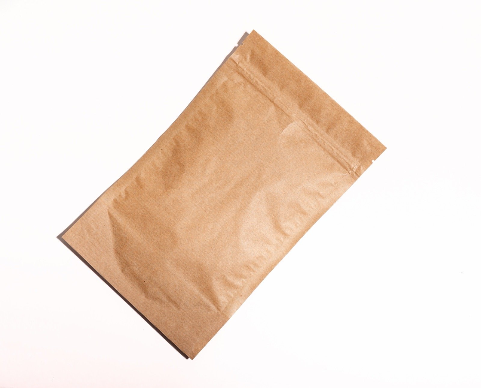 Kraft pouch private-label packaging format for dry powder ingredients